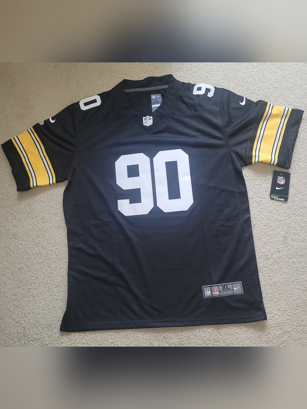 Pittsburgh Steelers TJ Watt #90 NFL Stitched Jersey Men XL